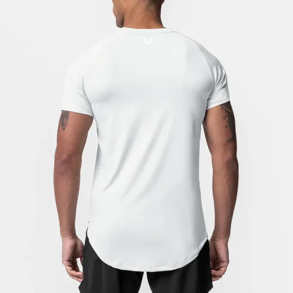 Promotion Breathable 100%cotton Fashion Casual Man's Clothing Slim Short Sleeves Sport T-shirt for Man - Image 5