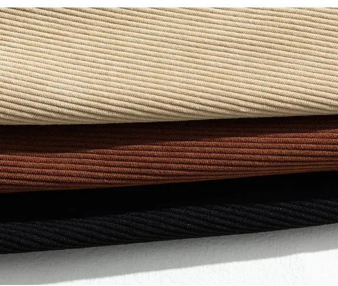 Embroidered Corduroy Shorts for Man