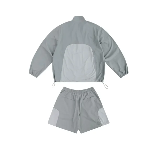 Mountain Series Lightweight Stand-Up Collar Sun Protection Nylon Jacket Shorts Sets for Men Women Cool Skin Outdoor Silhouette - Image 3