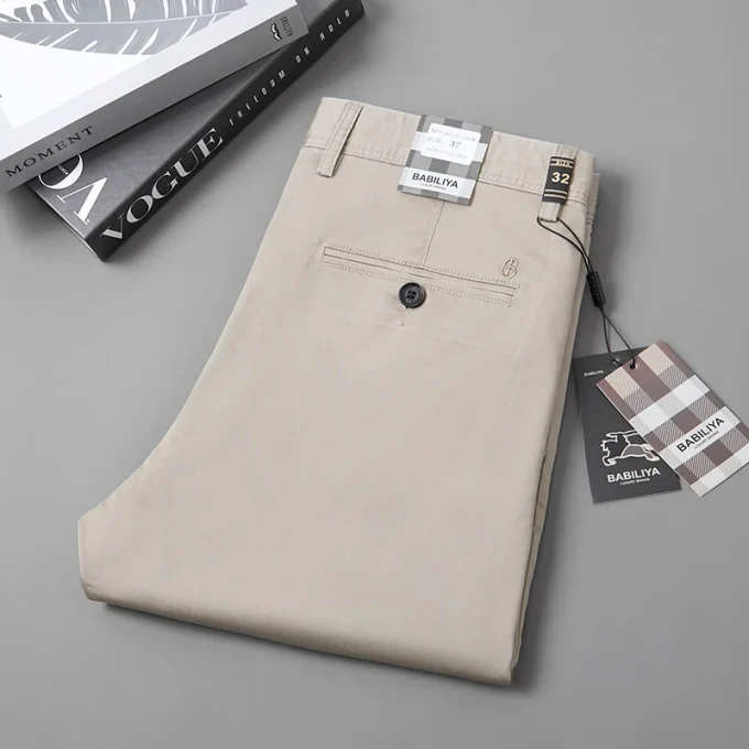 2025 High Quality Sports Golf Trouser Chino Pants Lightweight Quick Dry Cotton Spandex Casual Men's Pants Business