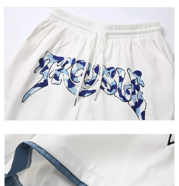 Summer Sport Oversize 100% Polyester Basketball Digital Printing Men Shorts - Image 2