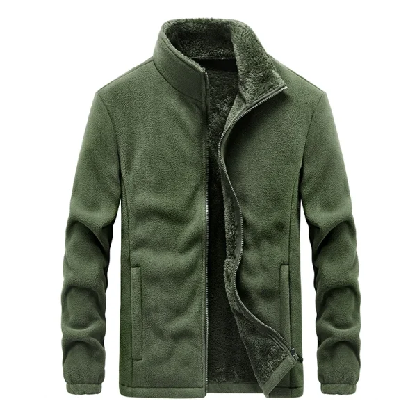 Men 2025 New Winter Fleece Jacket Parka Coat Men Spring Casual Tactical Outwear Thick Warm Jacket Vintage 100pcs - Image 2