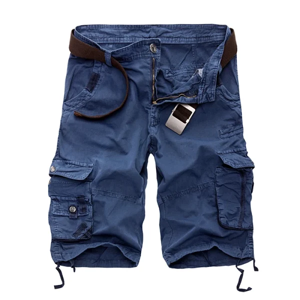 New Mens Shorts Fitness Plaid Casual Short Pants High Quality Shorts Men's Sports Bermuda Cargo Shorts Daily Knitted Mid Waist - Image 3