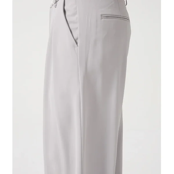 Casual Men Suits Streetwear Fashion P Men Black Suit White Ps Men Dress Ps Slim Fit Dress Trousers