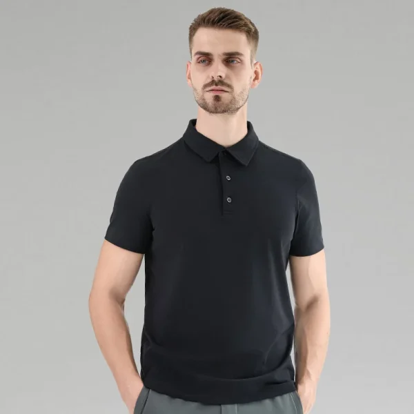 Men's Polo Shirts Men Polo Shirt Casual Golf Business T-shirt Plain Fit Dry Breathable High Quality Short Half Sleeve - Image 6