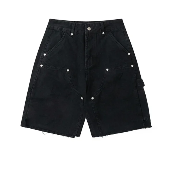 Multi-pockets Double Layer Work Shorts for Woods Men - Image 2