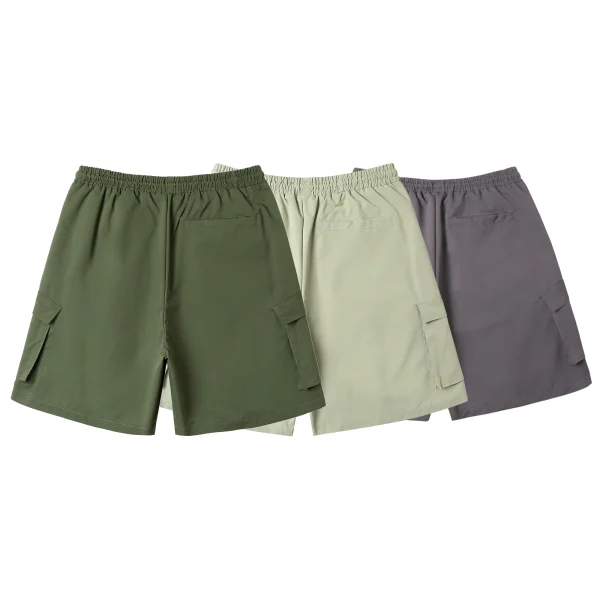 Top Quality Polyester Summer Cargo Shorts Multicolor Multi-pocket Men Shorts for Men's Shorts - Image 6