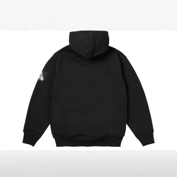 2025 Autumn Winter Trendyy Men's Crocheted Hooded Sweatshirt Jacket Printed Solid Pattern Loose Fit Ins Design - Image 2