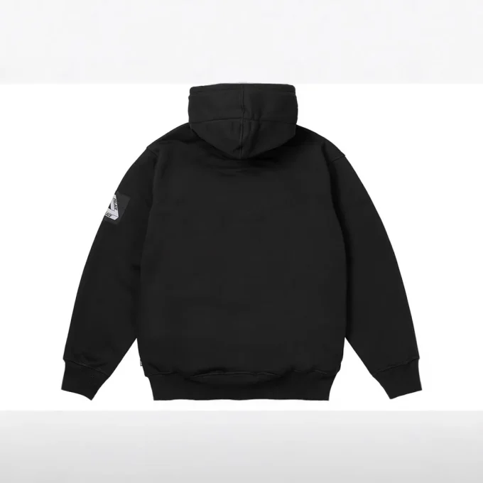 2025 Autumn Winter Trendyy Men's Crocheted Hooded Sweatshirt Jacket Printed Solid Pattern Loose Fit Ins Design - Image 2