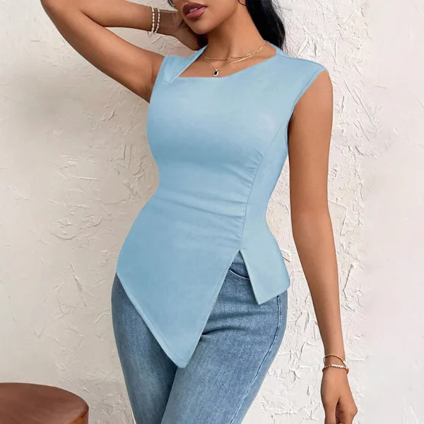 Spring Summer Women's Fashion T-Shirt Elegant European American Style - Image 3
