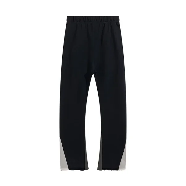 Baggy Casual Sport Pants Men High Quality 100% Cotton Two-color Splicing Design Sweatpants for Men - Image 3