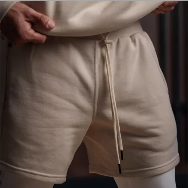 Summer New Cotton Shorts Sports Shorts Plus Size Exercise Gym High Quality Fitness Shorts Men's Jogging Running Cotton Fabric - Image 5