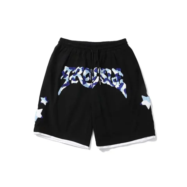 Summer Sport Oversize 100% Polyester Basketball Digital Printing Men Shorts - Image 6