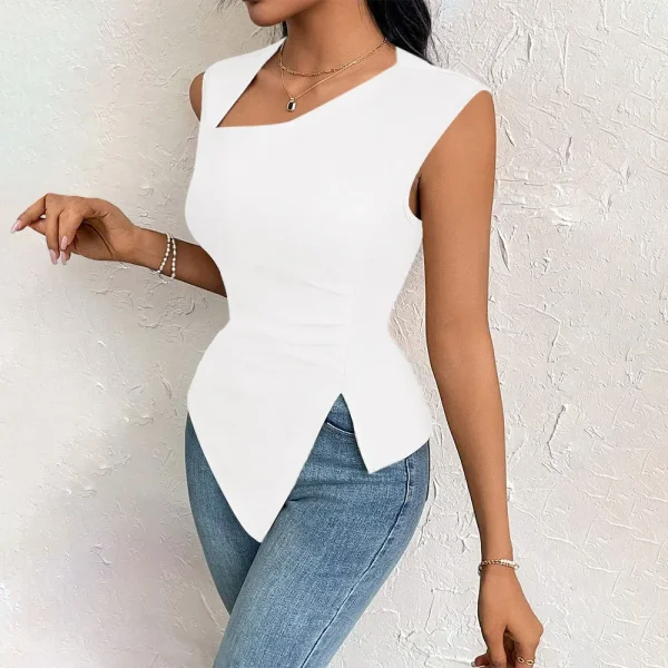Spring Summer Women's Fashion T-Shirt Elegant European American Style - Image 2