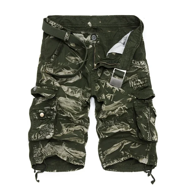New Mens Shorts Fitness Plaid Casual Short Pants High Quality Shorts Men's Sports Bermuda Cargo Shorts Daily Knitted Mid Waist - Image 6