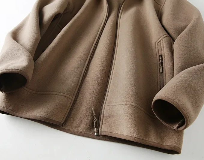 Solid Color Hooded Sweatshirt 400G Drop Shoulder Top Loose Casual Hoodie Men