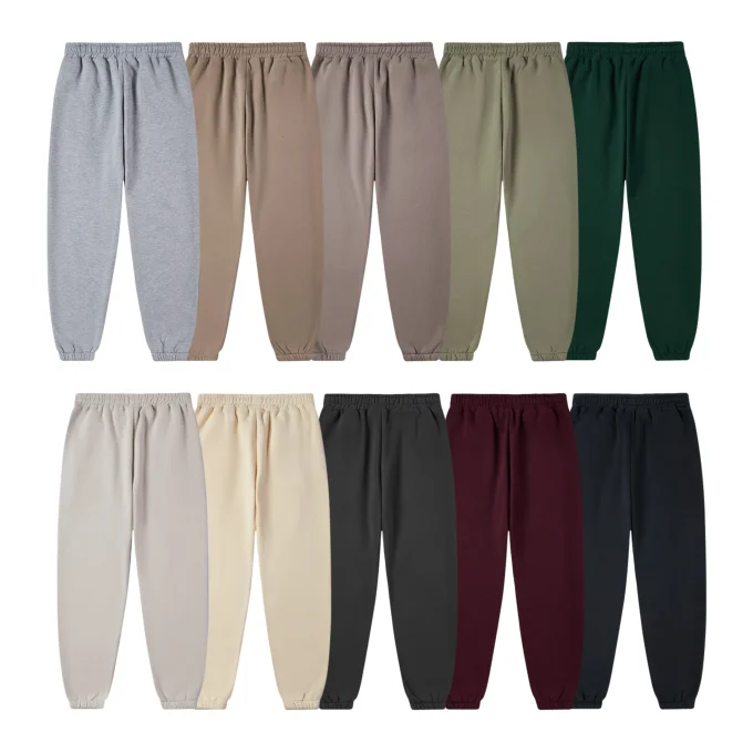 Clothing Blank Quality Cropped Boxy Fit Hoodie and Jogger Men Heavyweight Oversized Tracksuit for Men