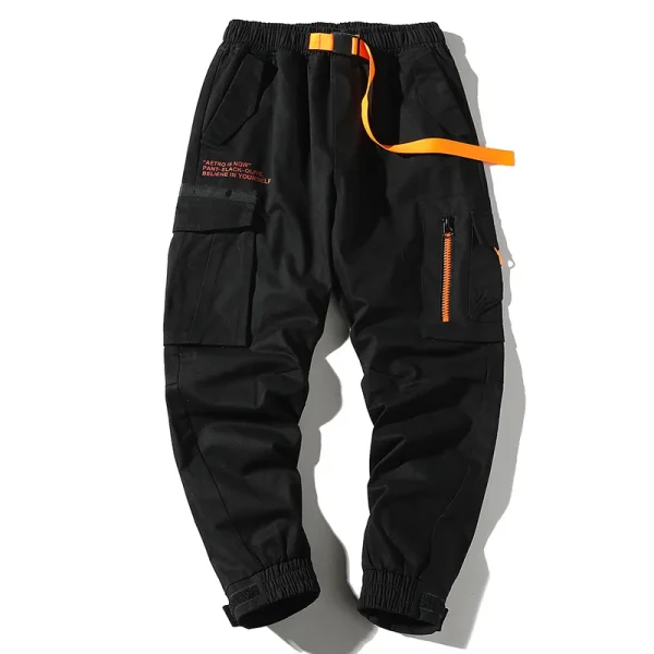 100% Cotton Hip Hop Cargo Pants for Young Men - Image 4