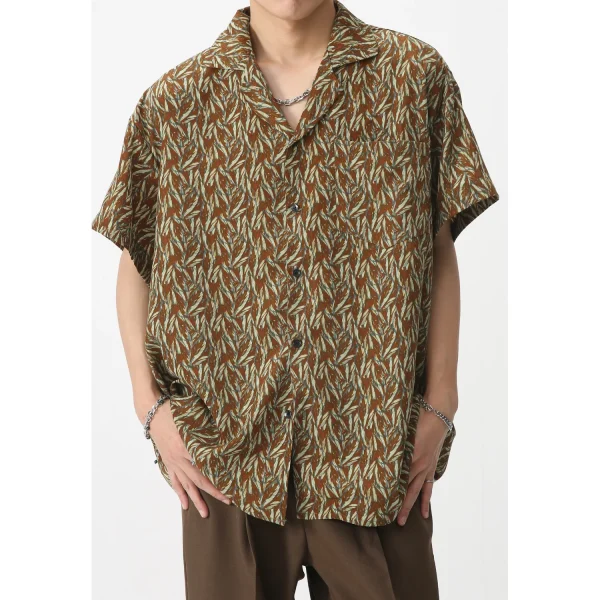 New Design Fashion Streetwear Terylene Breathable Baggy Man's Clothing Plus Size Men's Shirt - Image 4