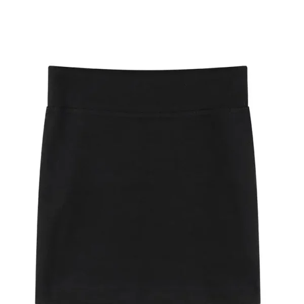 Black High Elastic Sexy Hip Skirt for Women Casual High Waist Empire Waistline Hot Girl Style for Summer