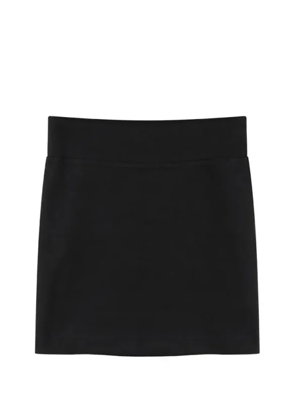 Black High Elastic Sexy Hip Skirt for Women Casual High Waist Empire Waistline Hot Girl Style for Summer - Image 5