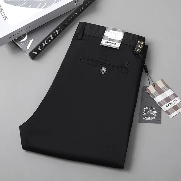 2025 High Quality Sports Golf Trouser Chino Pants Lightweight Quick Dry Cotton Spandex Casual Men's Pants Business - Image 4