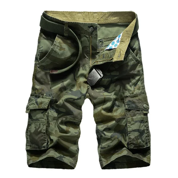 New Mens Shorts Fitness Plaid Casual Short Pants High Quality Shorts Men's Sports Bermuda Cargo Shorts Daily Knitted Mid Waist