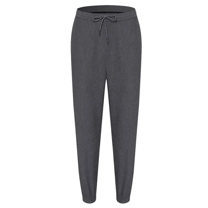 2025 Hot Sale Men's Fashion Casual Seersucker Jogger Pants Men Straight Trousers