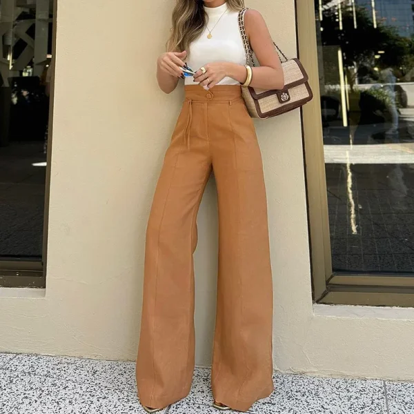 Women's High-Waisted Long Dress Pants Versatile New Fashion Autumn Commuter Style - Image 2