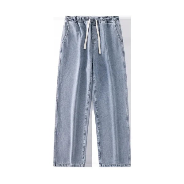 Fashion Casual Clothes Jeans Baggy Cargo Buttons Men's Jeans Pants Trousers for Men Denim