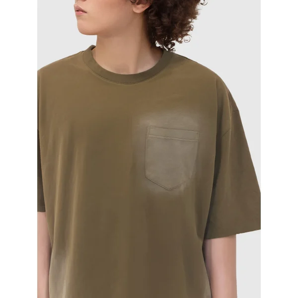 Men's Cotton T-Shirts Oversized Unisex Short Sleeves Casual Loose Wash Solid Basic Tee Tops Washing Fadeded - Image 2