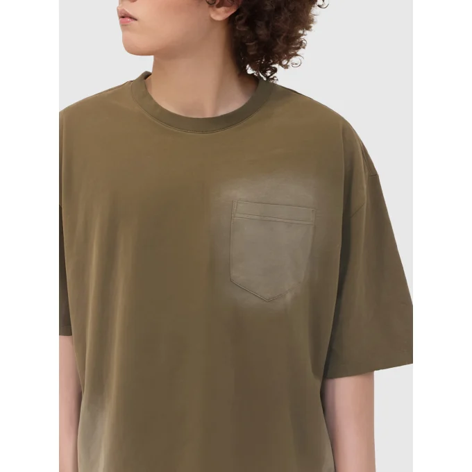 Men's Cotton T-Shirts Oversized Unisex Short Sleeves Casual Loose Wash Solid Basic Tee Tops Washing Fadeded - Image 2