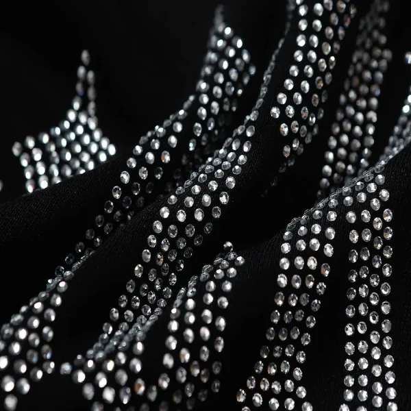 Heavy Weight Street Wear Letters Hot Drilling  Men's Hoodies