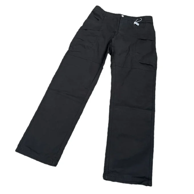 Cargo Men's Multi-Pocket Logging Work Pants Vintage Straight Loose Commuter Casual Long Cotton Fit Clean