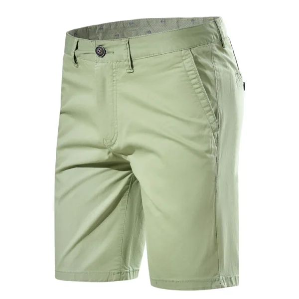 Quality Stretch Cotton Summer Style Washed Men's Chino Shorts