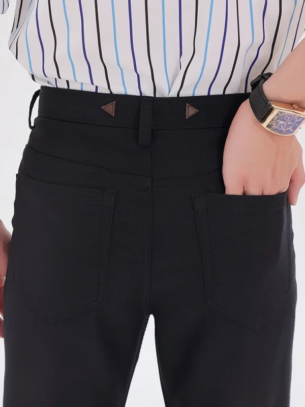 Best Selling Trousers Athletic/Cargo/Straight Retro Design Striped Slim Fit Men's Business Casual Chino Pants Trousers - Image 5