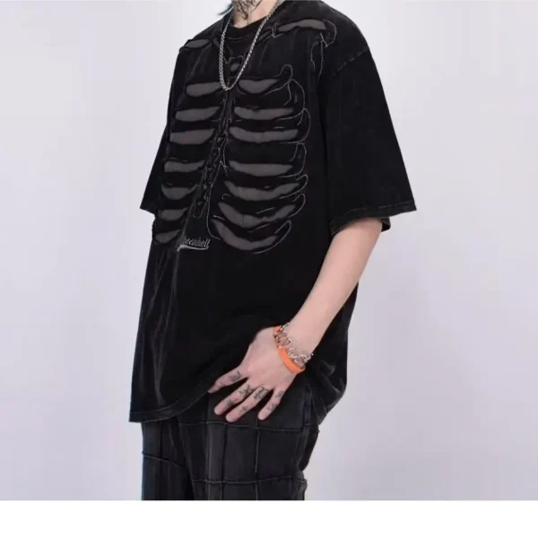 High Quality Men's Plain Tee Shirt Distressed Washed Tshirts Oversized T-shirts for Summer