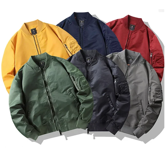 Men Bomber Jackets Hip Hop Bomber Jackets Mens Bomber Jacket