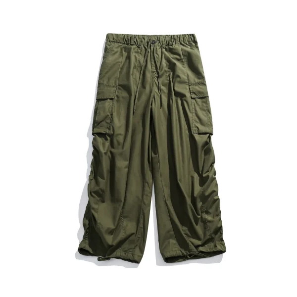 Design High Quality Cargo Trousers Oversized Multi-pocket Soft Casual 100%cotton Man's Cargo Pants - Image 2