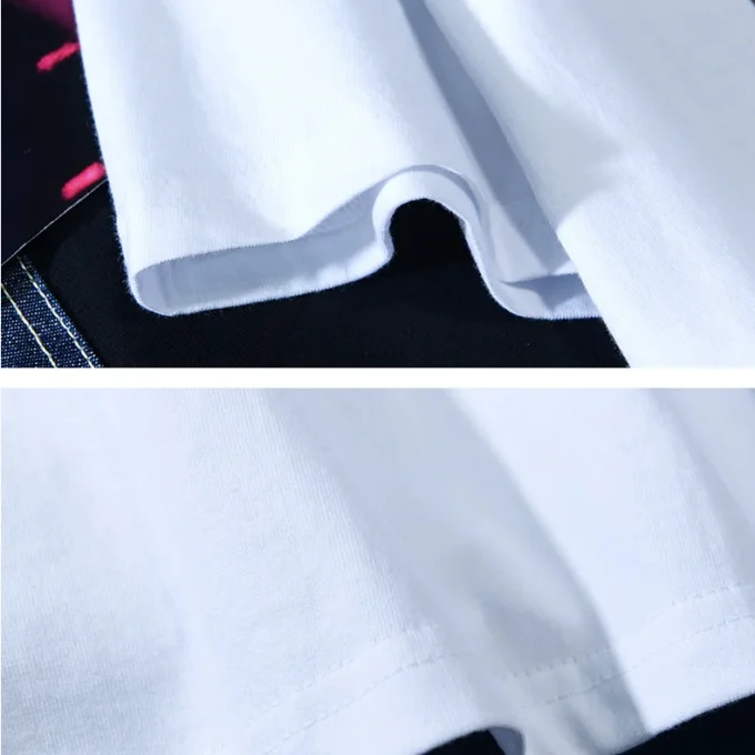 Men's Oversize O-neck Photo Printed Hip Hop Cotton T-shirt