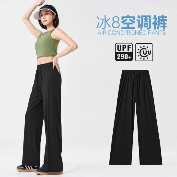 Draped Loose Wide-leg Casual Pants Outdoor Sports Slimming Straight-tire Quick-drying Pants - Image 6