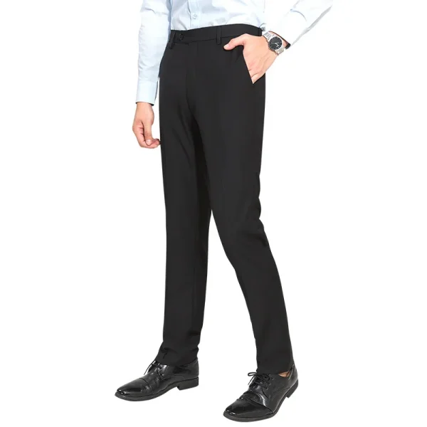 Business Mens  Pants Good Quality Fashion Classic Plus Size Trousers Suits Pants - Image 5