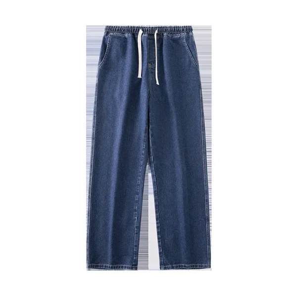 Fashion Casual Clothes Jeans Baggy Cargo Buttons Men's Jeans Pants Trousers for Men Denim - Image 5
