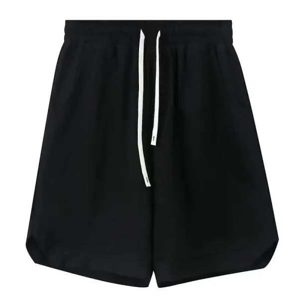 Blank Workout Jogger Sports Casual Polyester Men Jorts Elastic Waist Sweat Shorts With Pockets