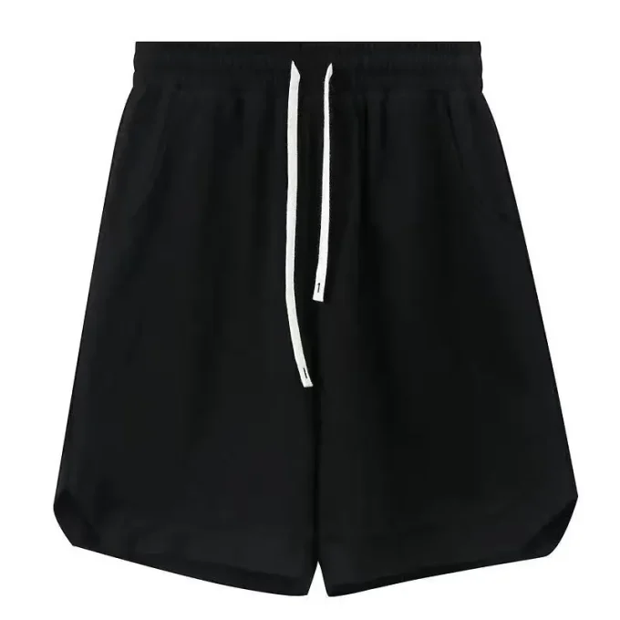 Blank Workout Jogger Sports Casual Polyester Men Jorts Elastic Waist Sweat Shorts With Pockets