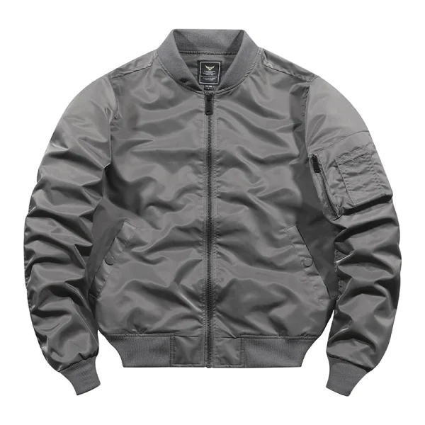 Men Bomber Jackets Hip Hop Bomber Jackets Mens Bomber Jacket - Image 4
