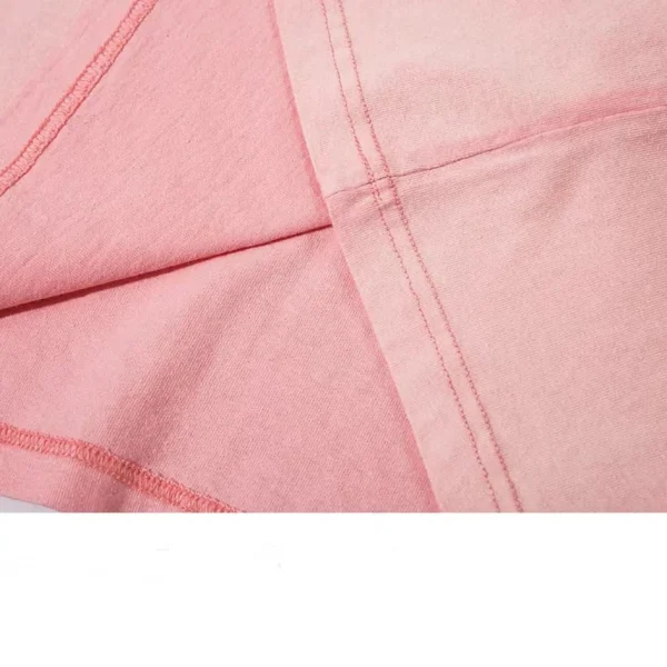 New High Quality Colorful Letter Embroidered Printed Cotton O-Neck Men's T-Shirts