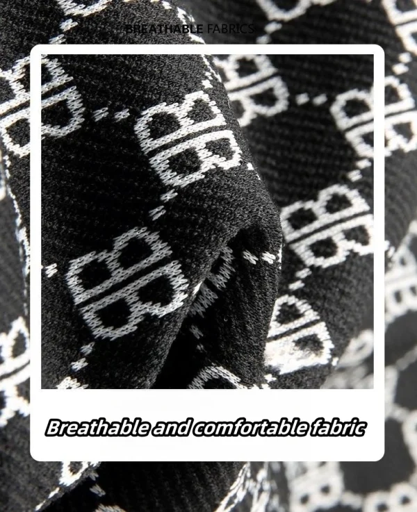 Fashion Street Style Men's Shorts Design Summer Full Printing Canvas Fabric Casual Mens Gym Shorts Knitted Mid Waist - Image 6