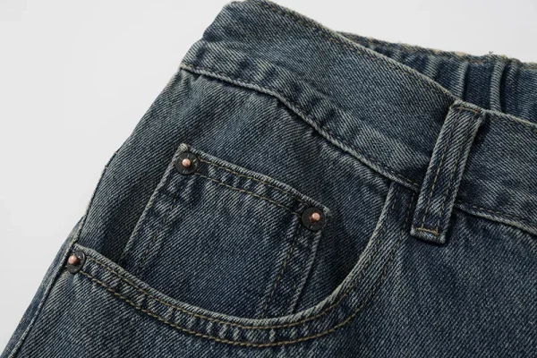 Vintage High Quality Casual Denim Ripped Straight Leg Plus Size Men's Jeans - Image 3