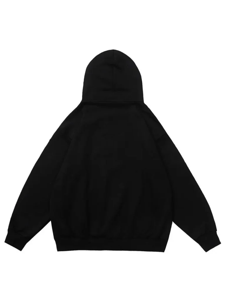 Heavy Weight Street Wear Letters Hot Drilling  Men's Hoodies - Image 6